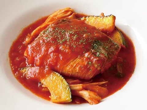 塩さばのトマト煮